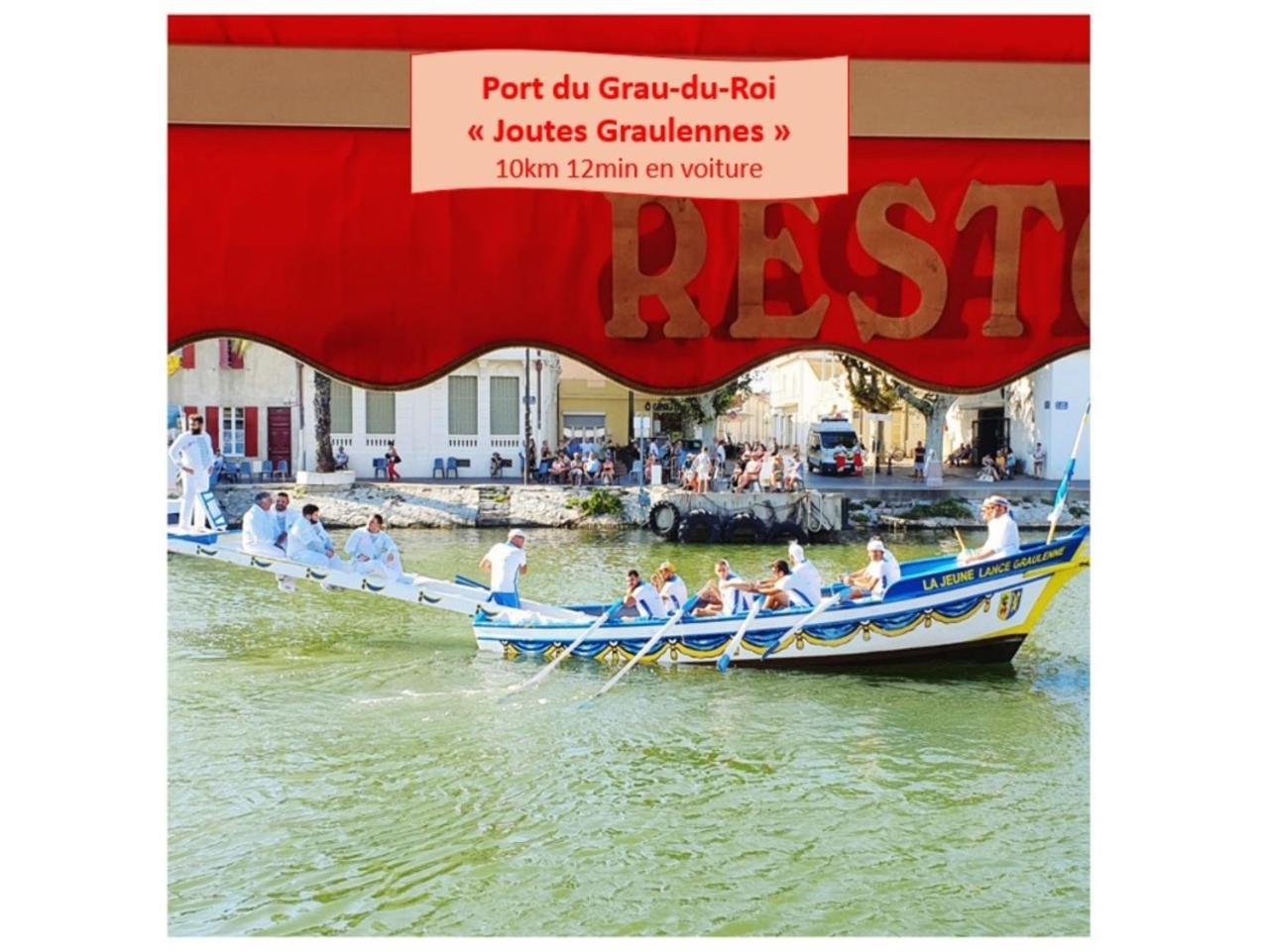 T2 Traversant Familial Cap Sud Parking Plages - Rossiconciergerie - Linge En Option La Grande-Motte Eksteriør billede